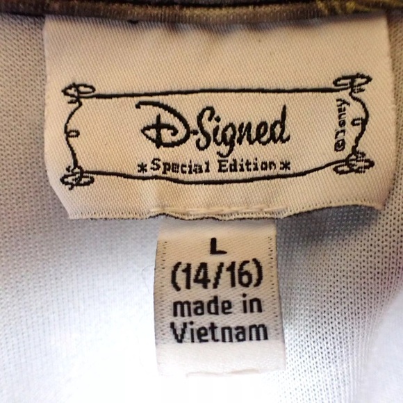 Disney Girls Moto Jacket D Signed Zip Knights of Neon Multicolor Size L 14-16 - Picture 8 of 12